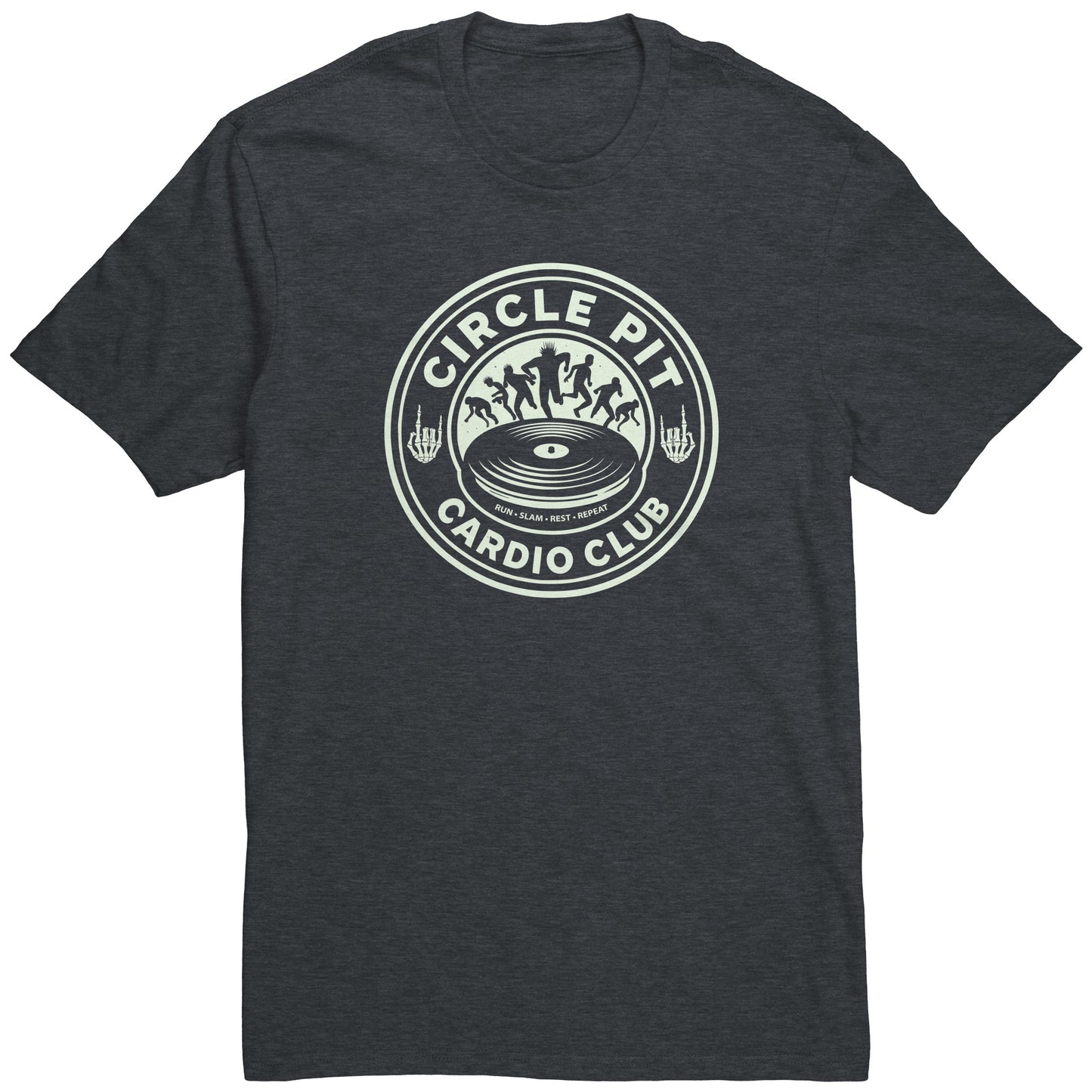 Circle Pit Cardio Club Punk Rock T-Shirt