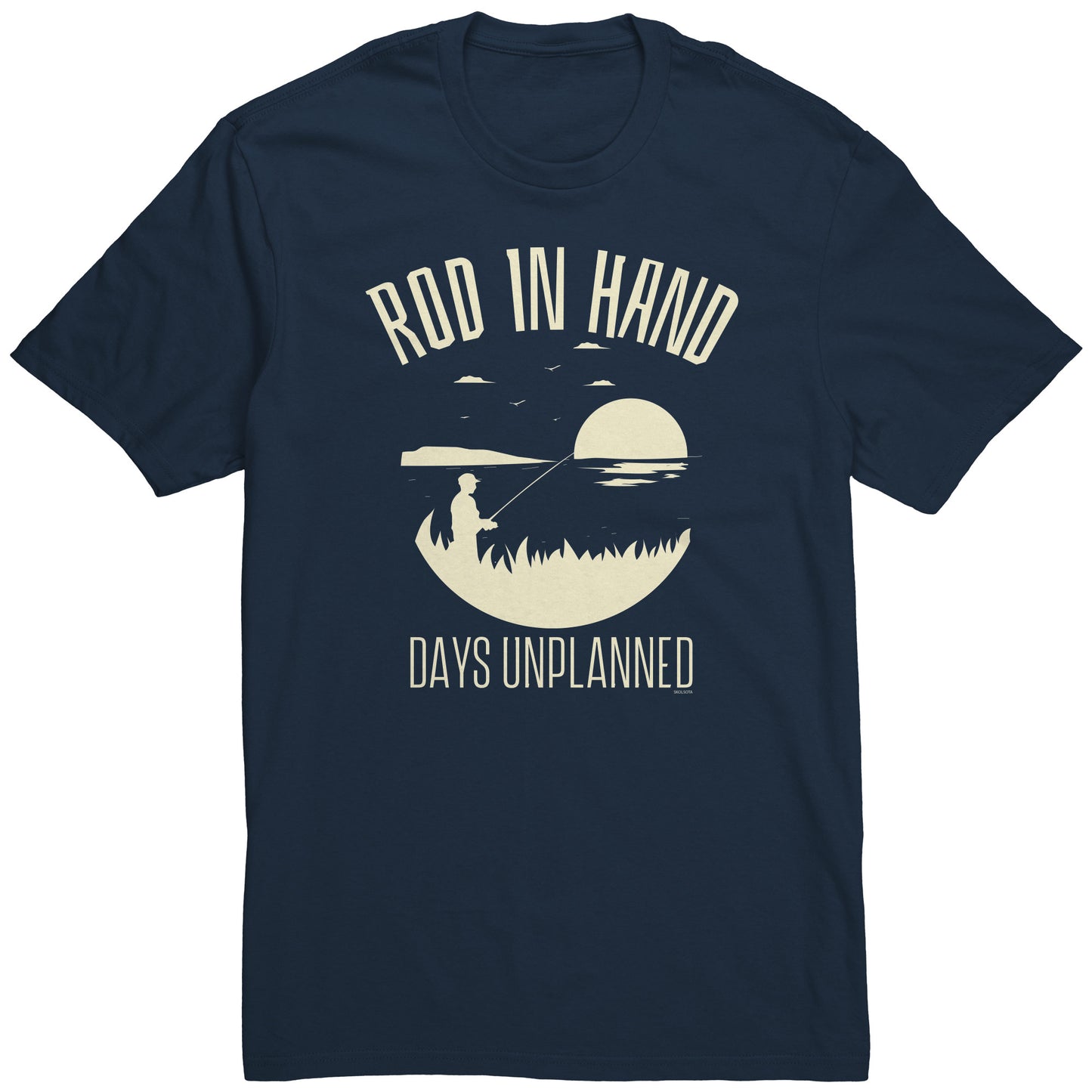Rod in Hand, Days Unplanned Midwest Fishing Shirt