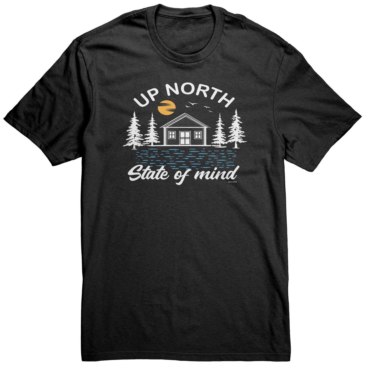 Up North State of Mind Midwest Lake Cabin T-Shirt