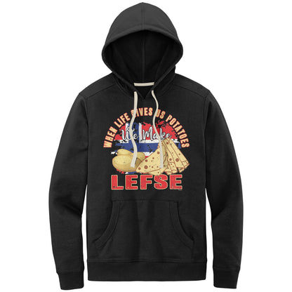 Potatoes into Lefse Minnesota Scandinavian Hoodie