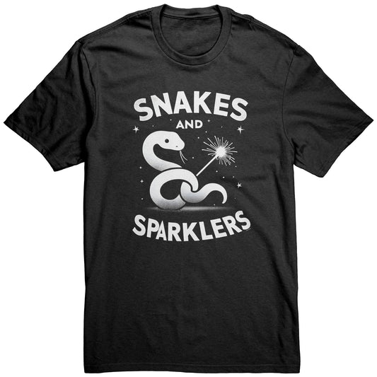 Snakes and Sparklers Fireworks T-Shirt