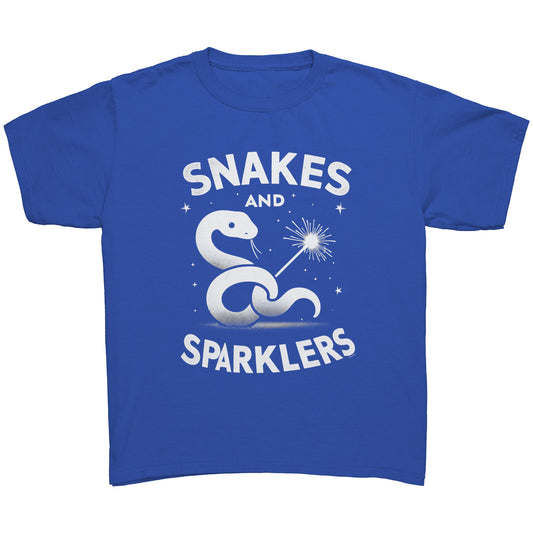 Snakes and Sparklers Fireworks Youth T-Shirt