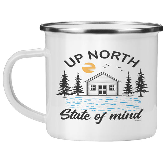 Up North State of Mind Camping Mug